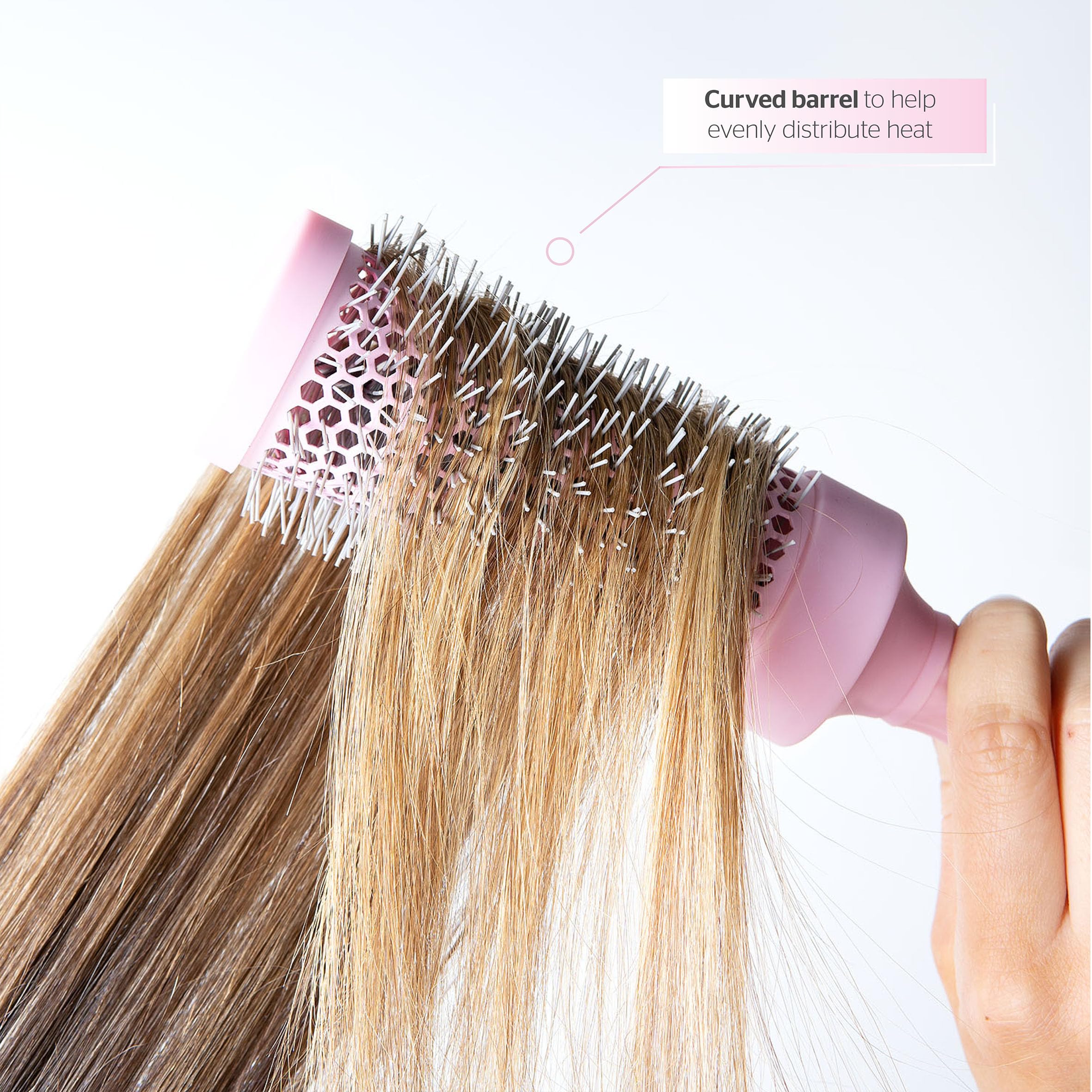 Brushworks Medium Radial Vent Brush with Ceramic Barrel for Blow Drying 6