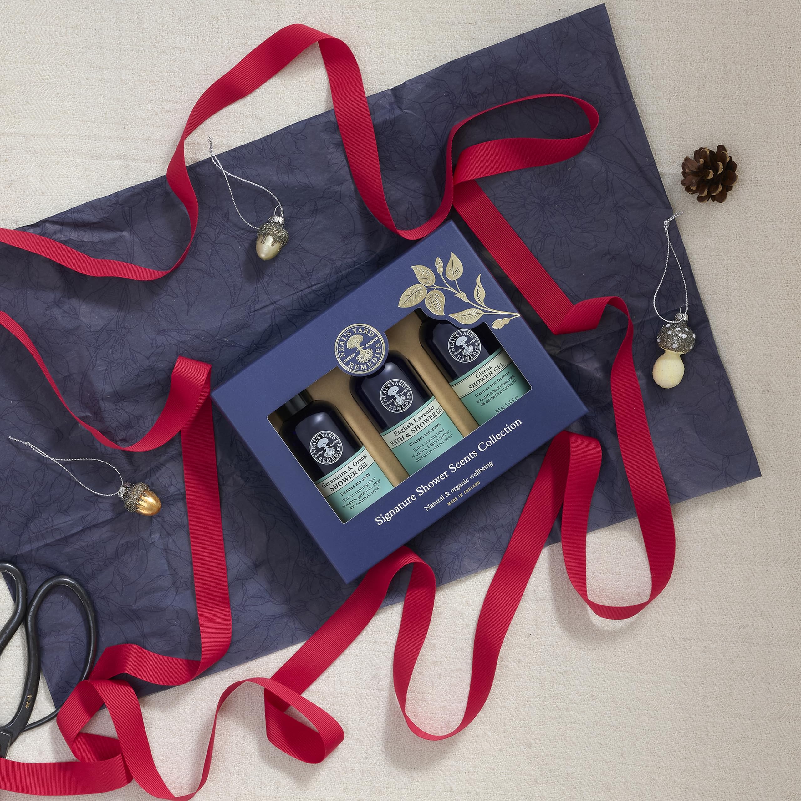 Neal's Yard Remedies Reviving Shower Scents Kollektion, Geschenkset mit Körperpflegeprodukten