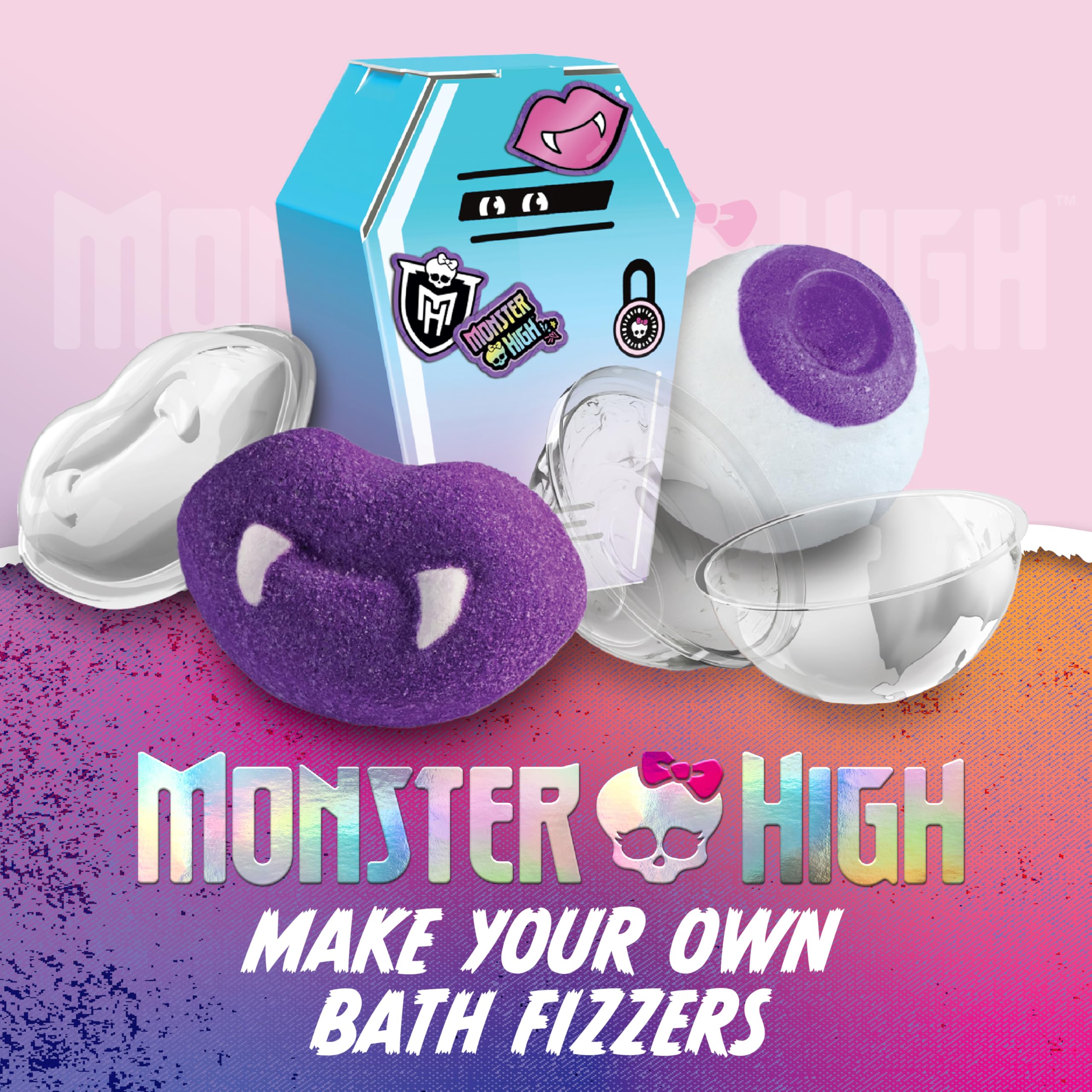 BLADEZ Monster High Toyz Make Your Own Bath Fizzers Kit - Peach Scented