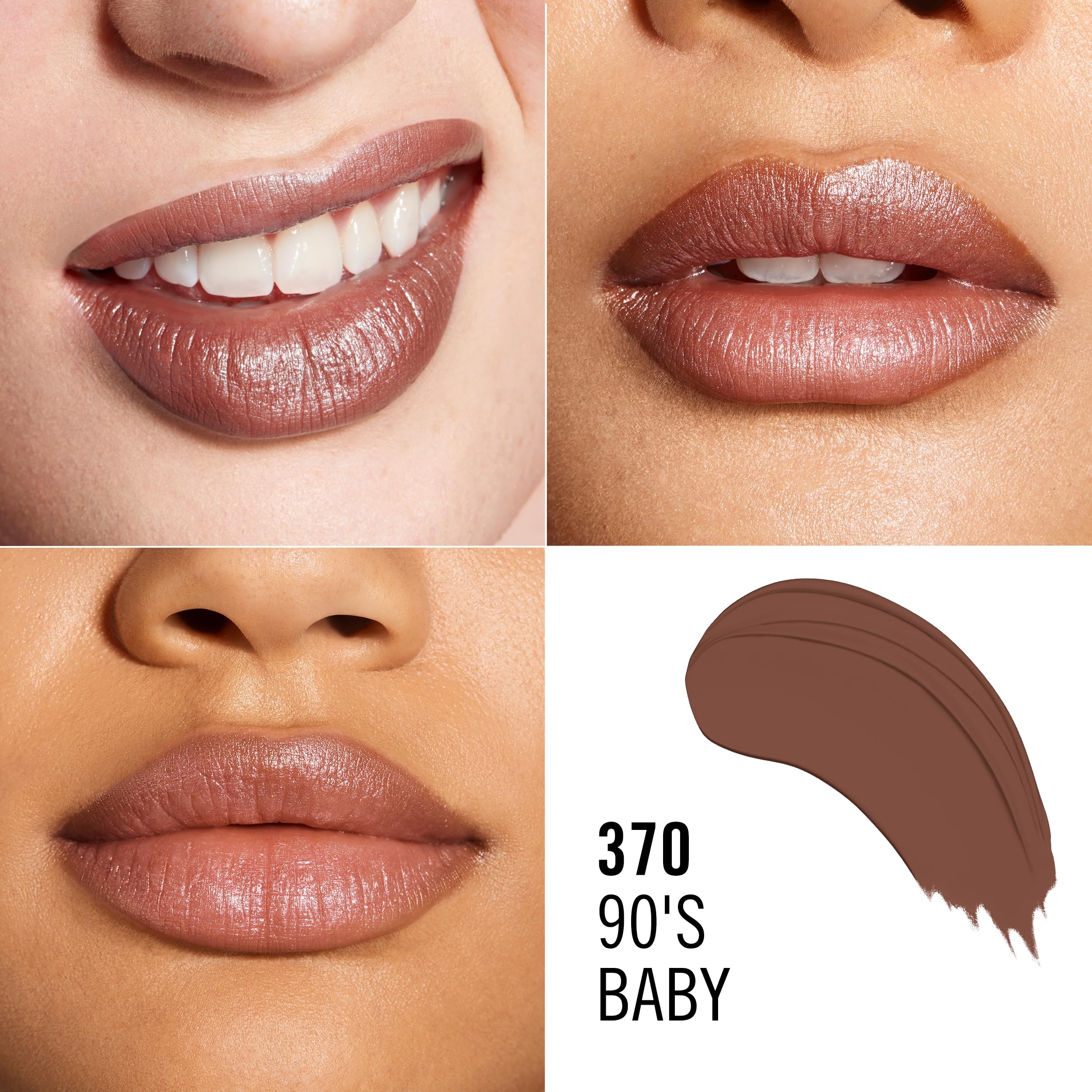 Rimmel Lasting Finish Lipstick 90's Baby - Creamy Satin Finish, Long Lasting Wear