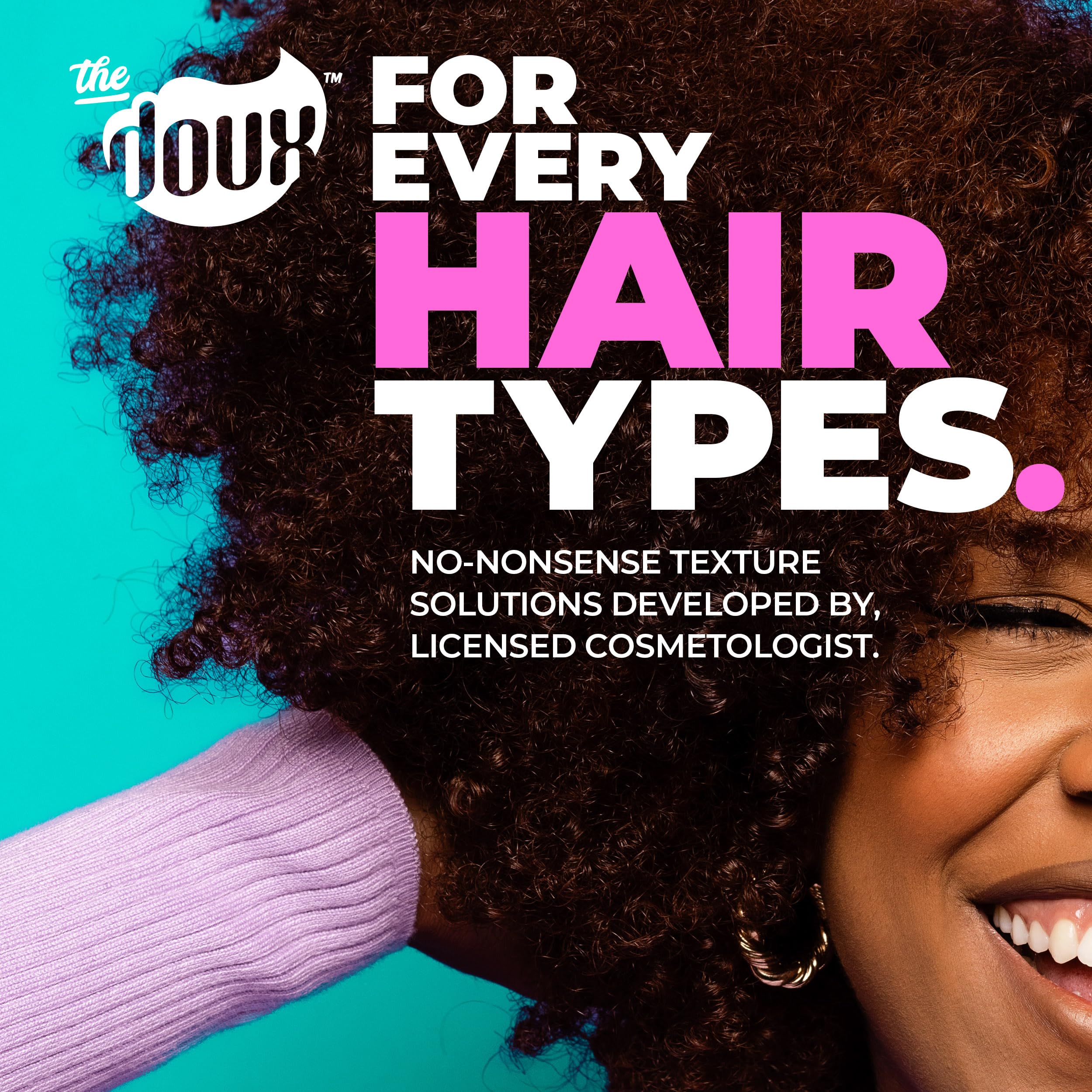 The Doux Big Poppa Defining Hair Gel for All Curl Types, Strong Hold & Frizz-Free 7