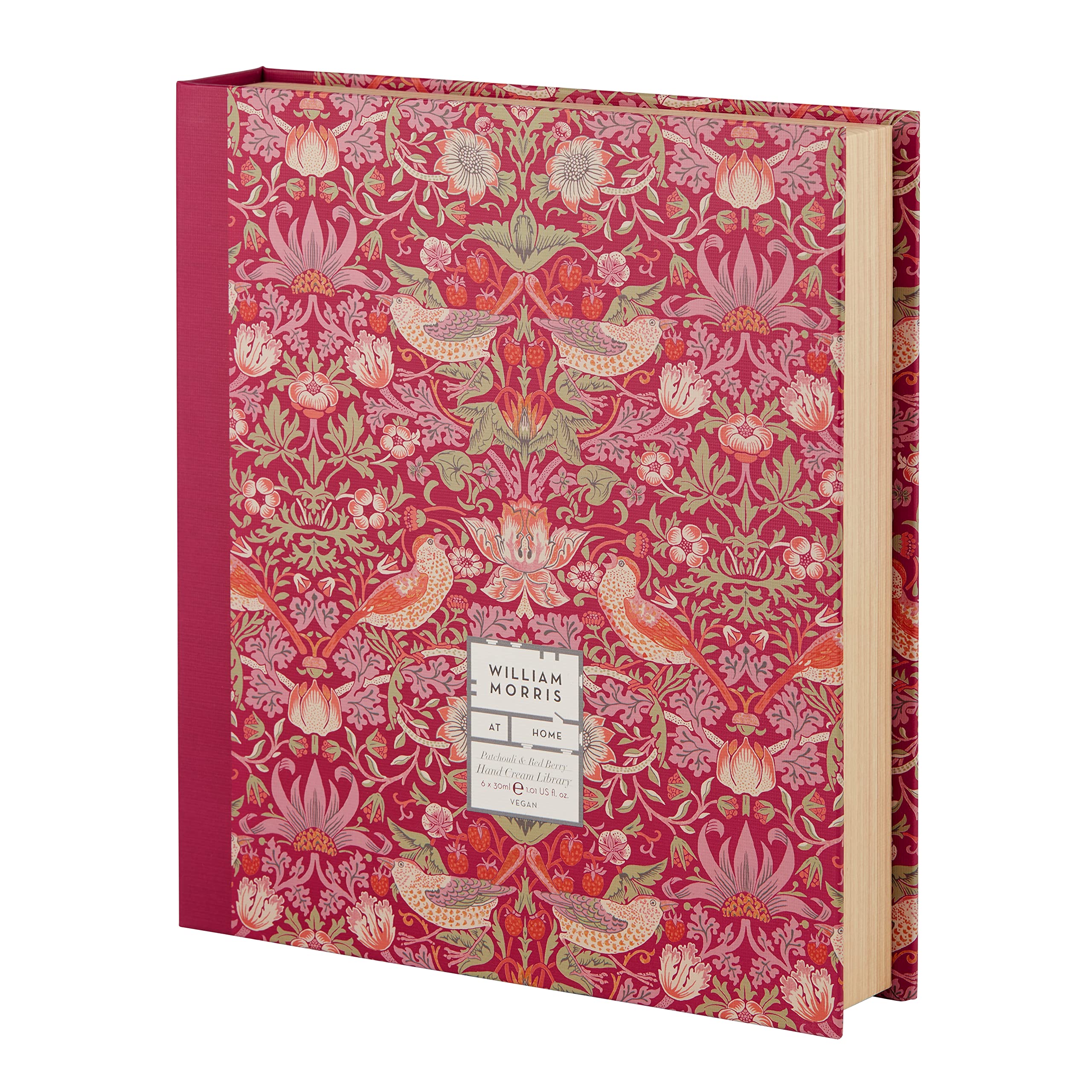 WILLIAM MORRIS AT HOME Hand Cream Set (6x 30ml) with Shea Butter, Patchouli & Red Berry