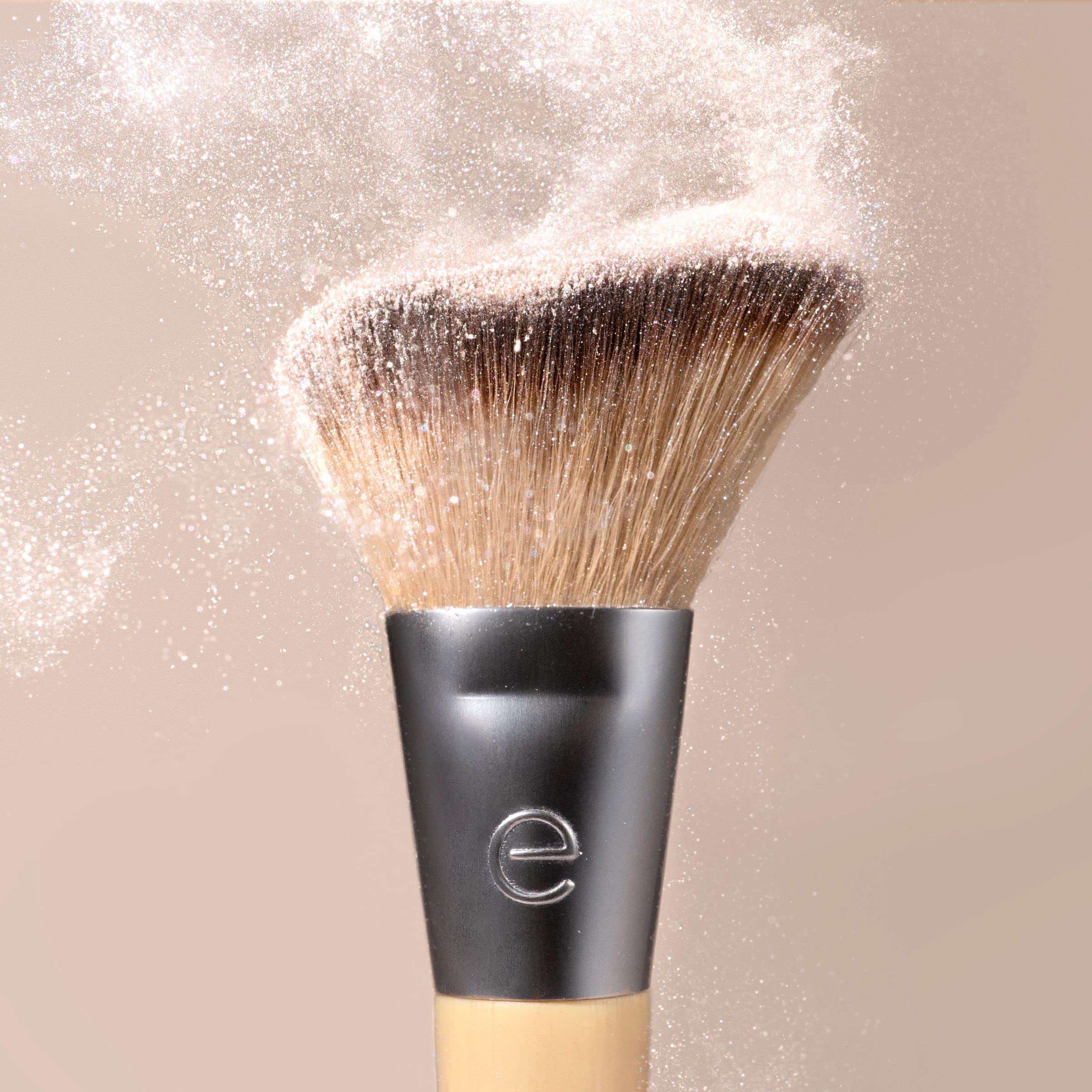 EcoTools New Natural Blush & Highlight Duo Face Makeup Brushes for Liquid and Cream Products 8