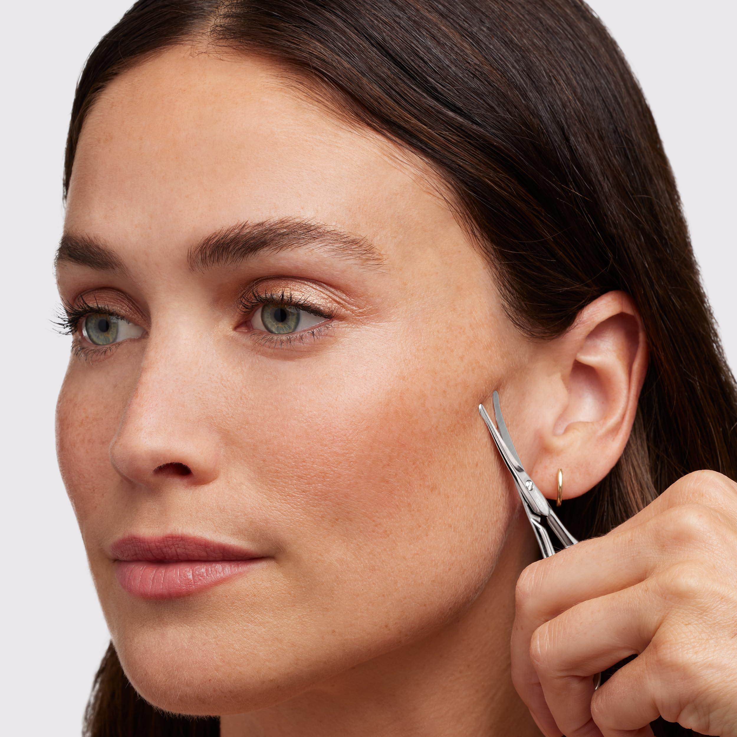 Tweezerman Stainless Steel Facial Hair Scissors with Rounded Tip 4