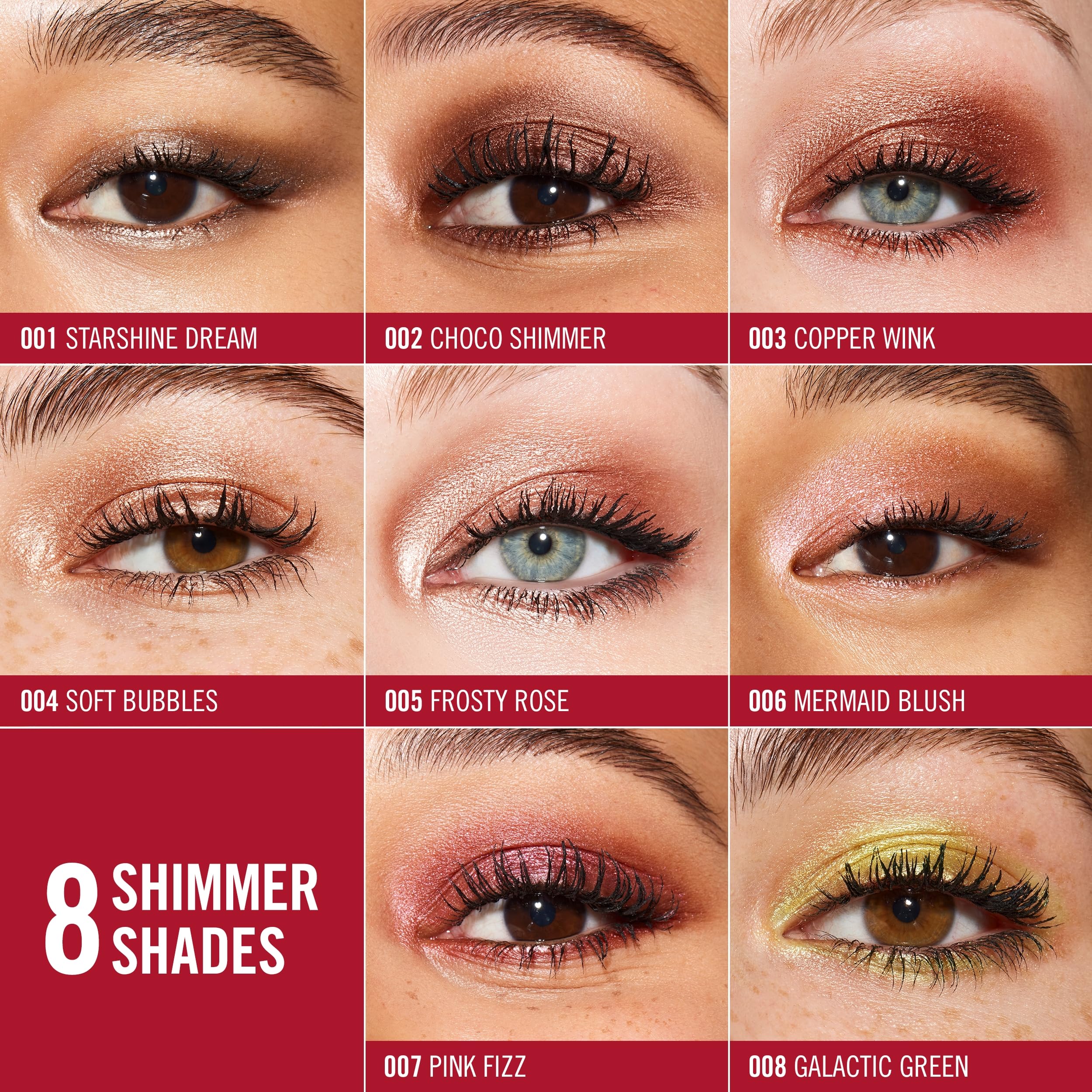 Rimmel Wonder'Last Shadow Stick, 003 Copper Wink - Ultra-Creamy, Smudgeproof, Vegan Eyeshadow 9