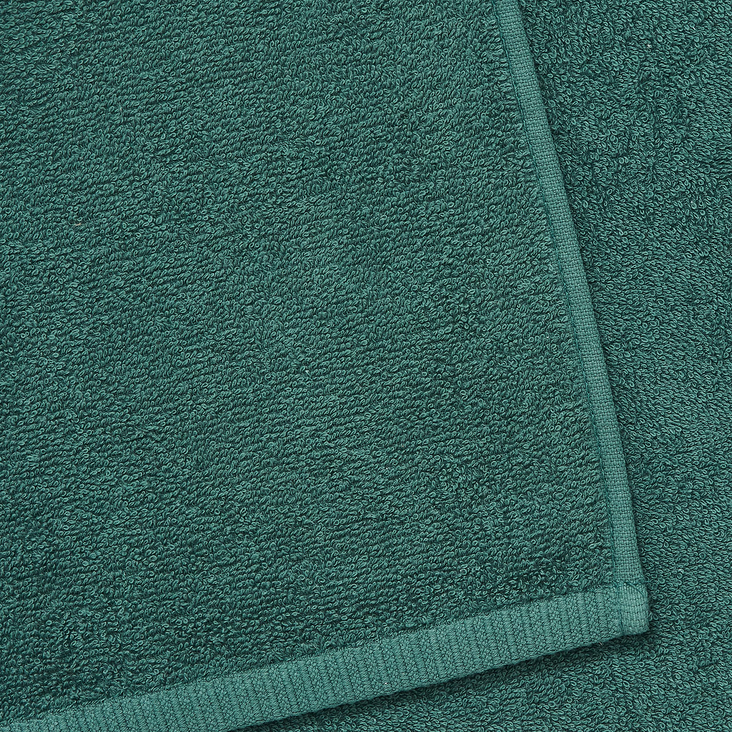 Catherine Lansfield Quick Dry 400gsm Cotton Hand Towel, Forest Green, 50x85 cm