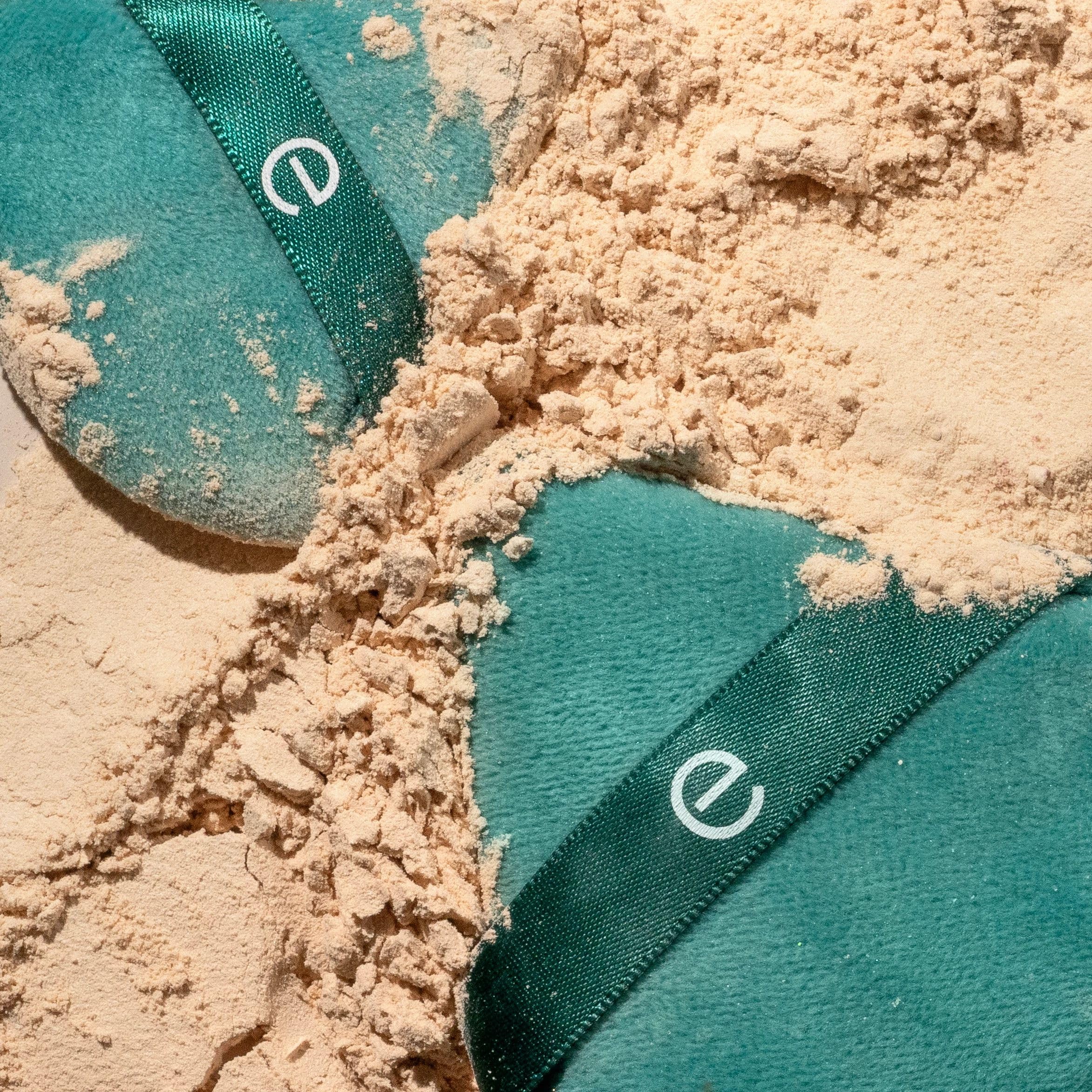 EcoTools Powder Puff Duo: Large & Mini Makeup Puffs for Setting and Baking 6